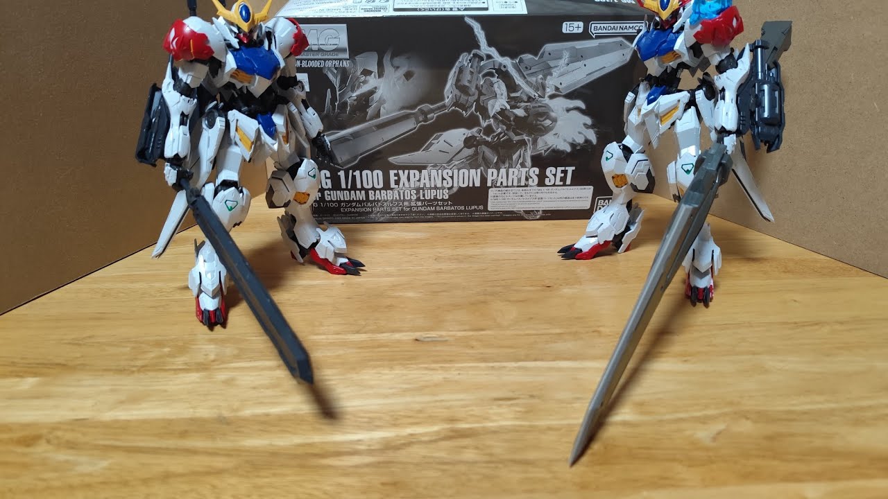 ガンプラレビュー MG 1/100 ガンダムバルバトスルプス & プレミアムバンダイ限定 MG 1/100 ガンダムバルバトスルプス拡張パーツセット