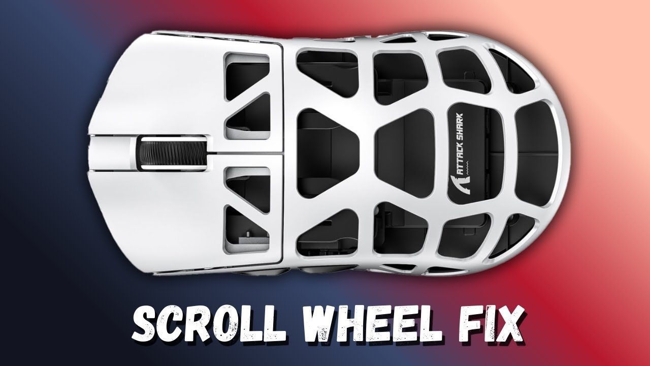 Attack Shark r3 Scroll wheel fix