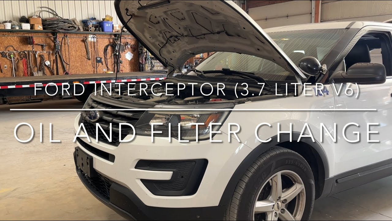 Ford Police Interceptor Utility (3,7 л) — замена моторного масла