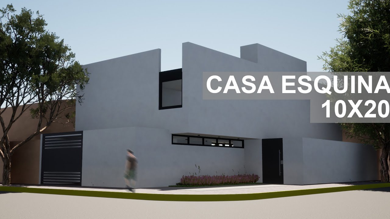 CASA ESQUINA (MODERNA) | 10X20METROS