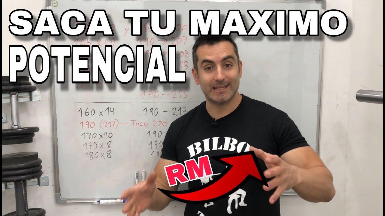 1 RM - COMO ADAPTAR TU ENTRENAMIENTO PARA SACAR TU MAXIMO POTENCIAN EL FUERZA