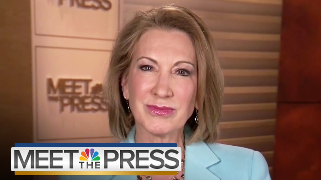 Carly Fiorina: Examining Her Record At HP | Meet The Press | NBC News