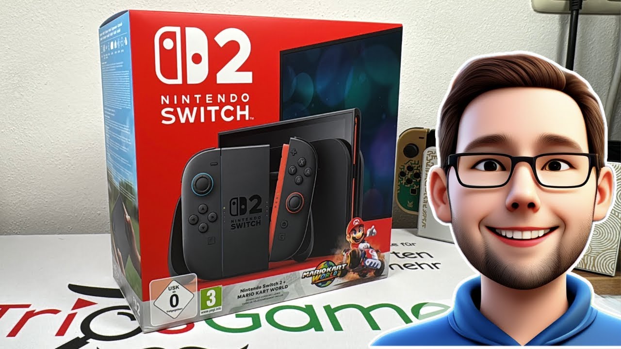 Endlich da! Ich öffne meine Nintendo Switch 2 Konsole 😍 Inkl. Mario Kart World