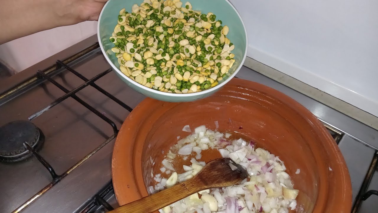 بيصارة مغربية على حقها بلفول والجلبانة. صحية فهاد لبرد🫛💪