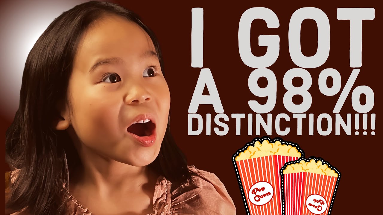 LAMDA exam | Distinction 98% |Popcorn, by Alana (7 years old)