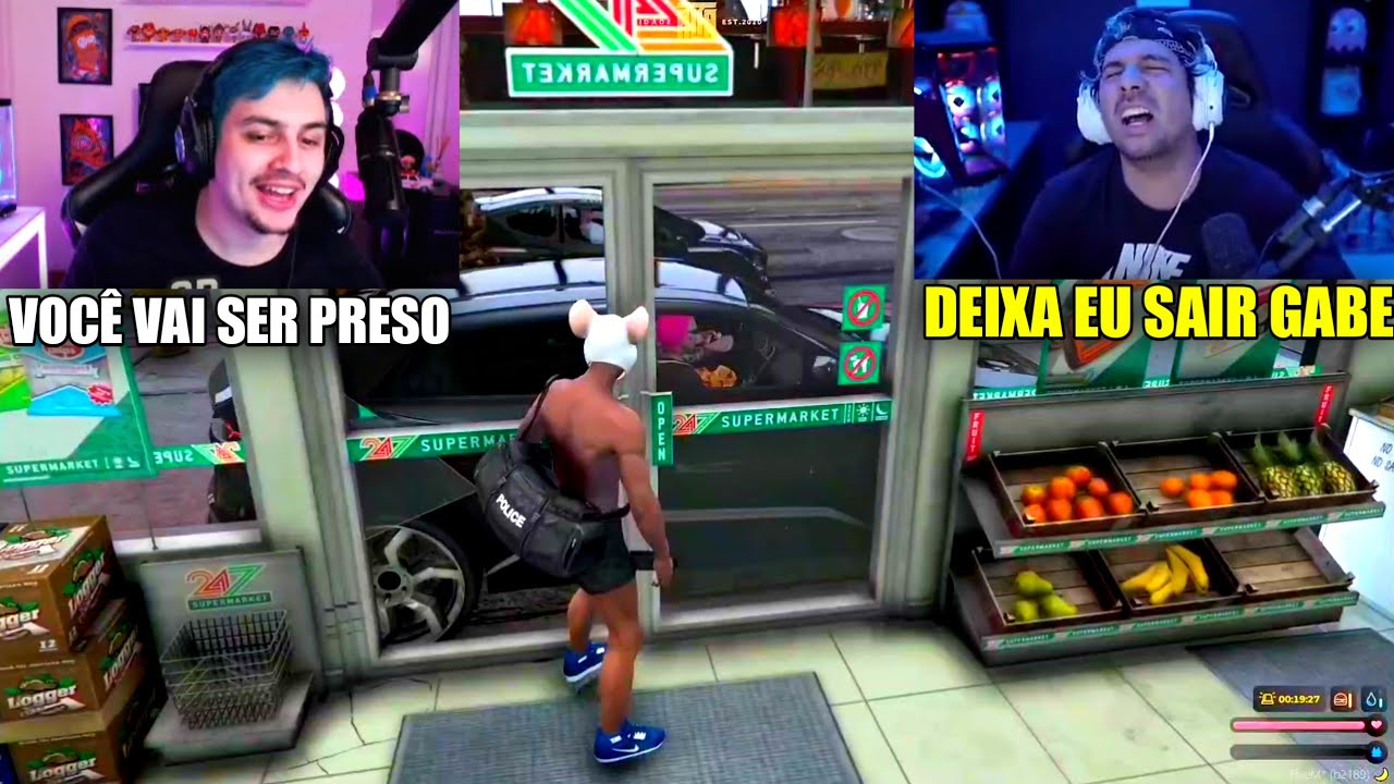 GABE PRENDEU O CJ NA LOJINHA !!!
