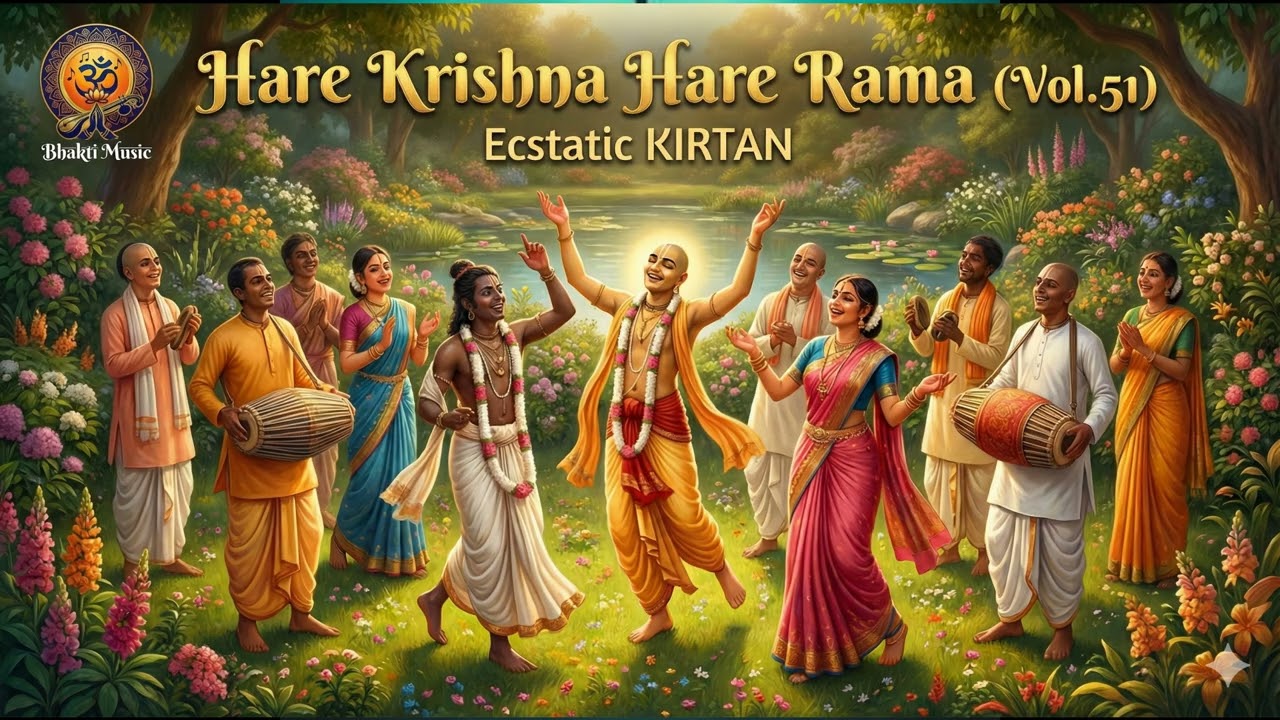 Hare Krishna Hare Rama  | KIRTAN | Joyful & Ecstatic | Bhakti Music Hindi