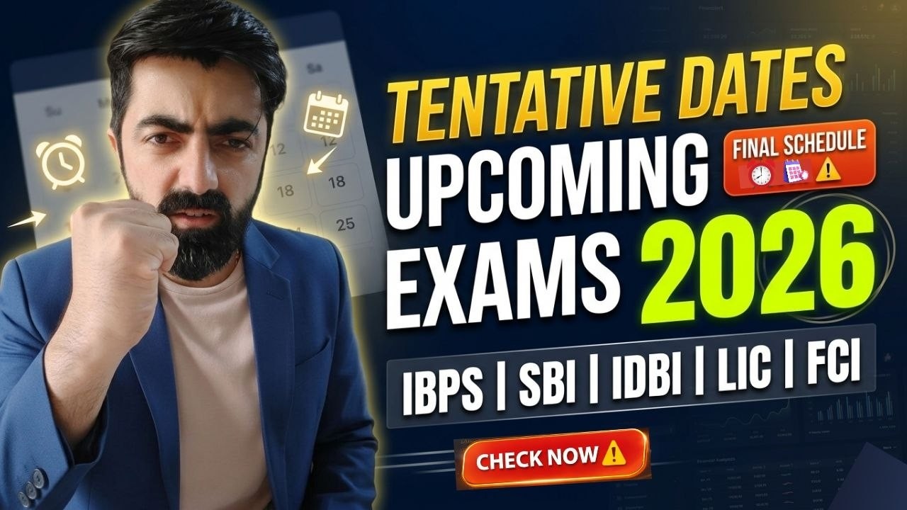 Upcoming Bank Recruitments 2026 Tentative Dates || IDBI l FCI l SBI l IBPS 2026