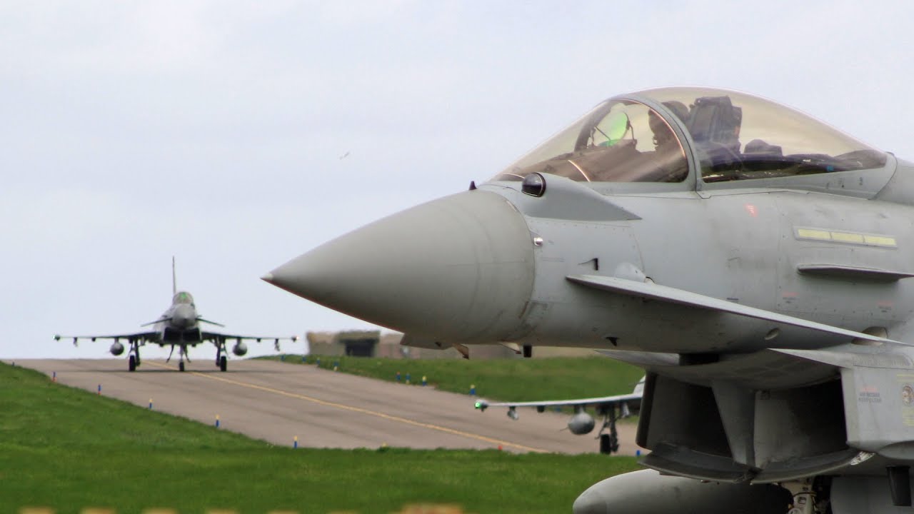 Royal Air Force Eurofighter Typhoons QRA operations RAF Lossiemouth
