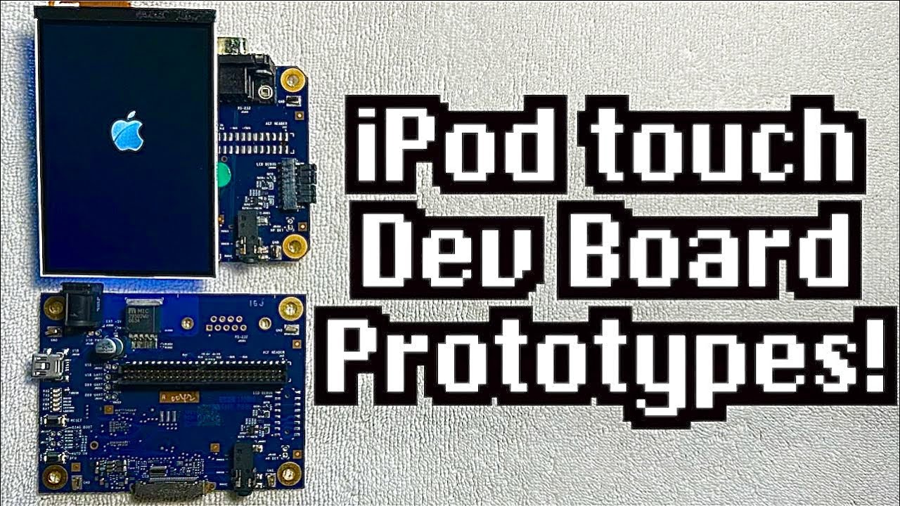 Прототип iPod Touch — макетная плата 2-го поколения — история Apple