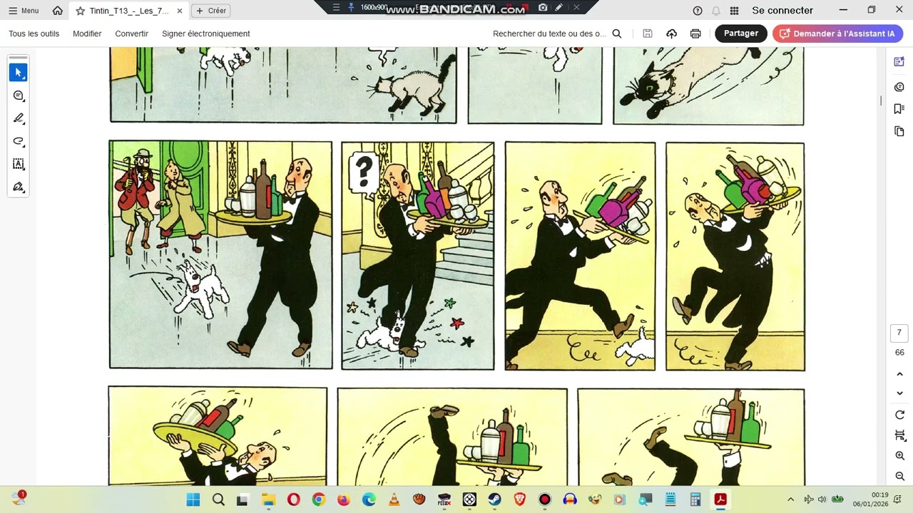 Tintin Les 7 boules de cristal 01