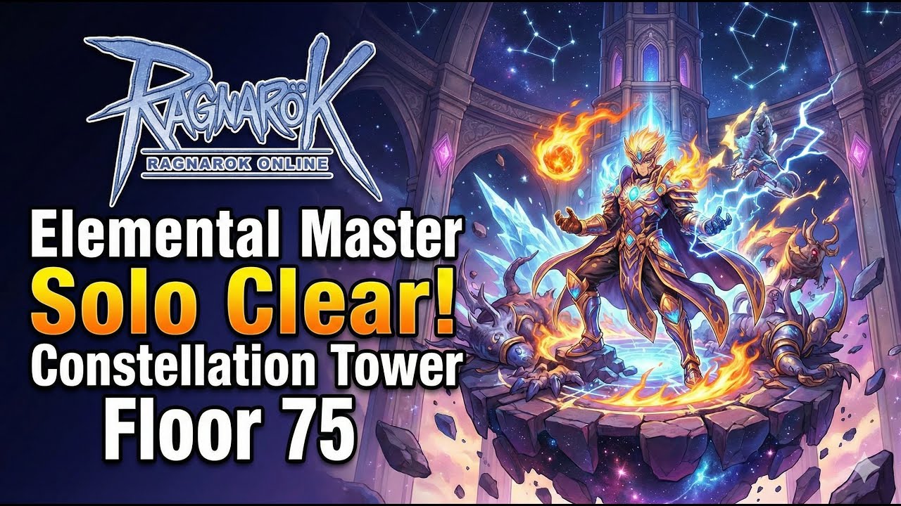 Solo Constellation Tower Floor 75 | Elemental Master | Story of Ragnarok #ragnarokonline #gaming
