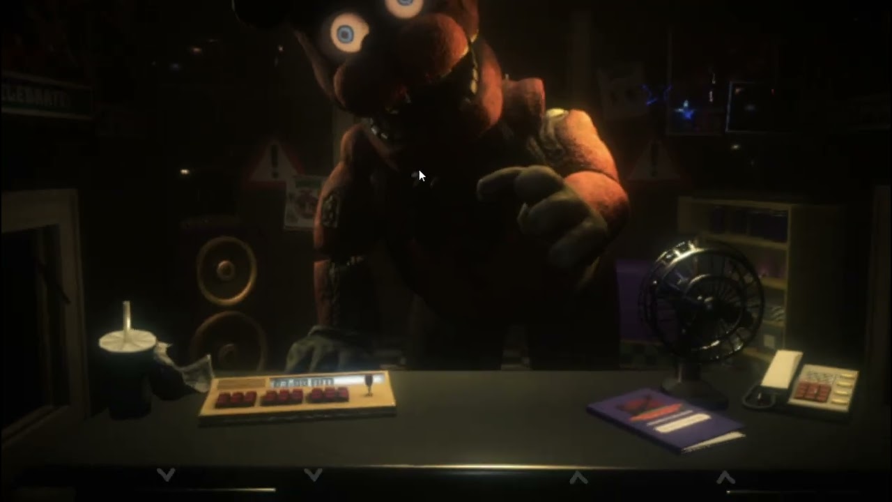 FNAF rewritten 87 Night 5 is LOADED....but it took me one try