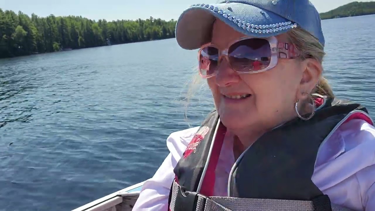 Adrian & Kalina Canoeing Algonquin