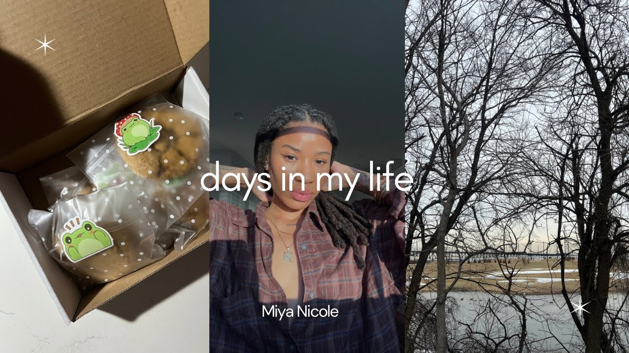 days in my life | reflecting , wash and retwist , munching on some food lol