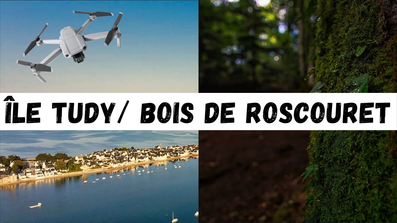 L'île Tudy en drone + Bois de Roscouré (Combrit)