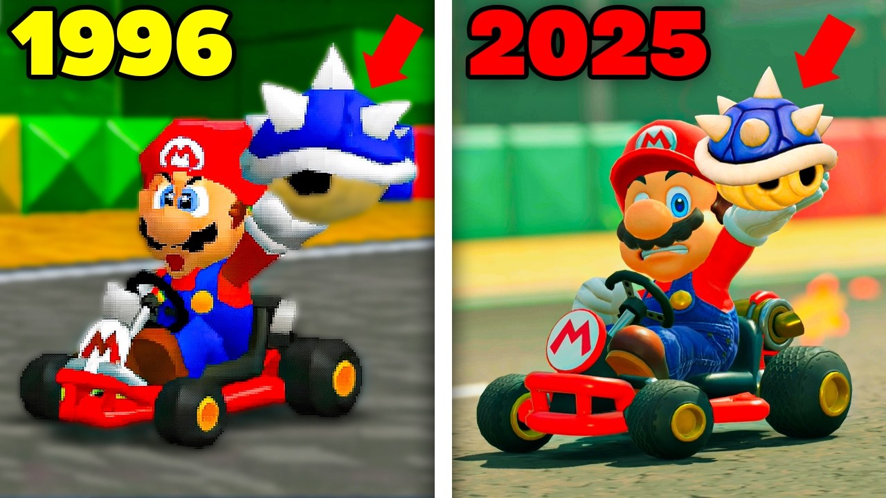 Can you Blue Shell yourself in EVERY Mario Kart?