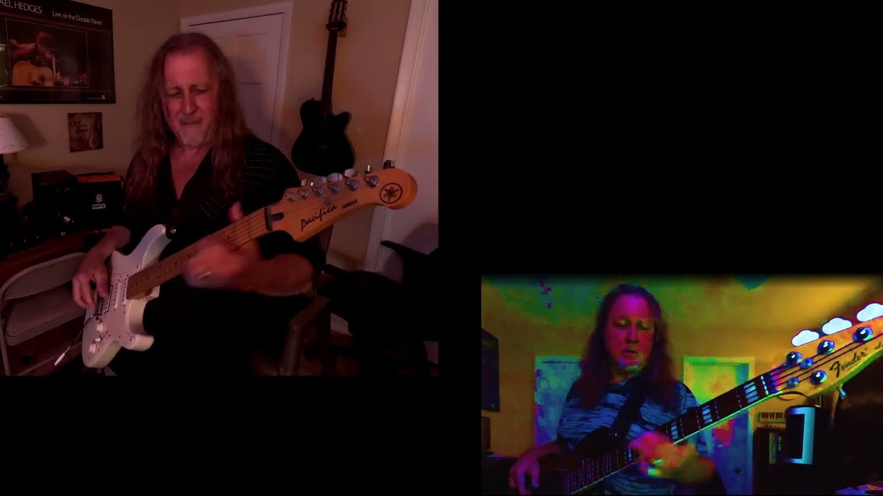 Electric guitar solo ~ "Gratitude" ~ Yamaha Pacifica (high strung tuning); Fender Jazz bass 5-string