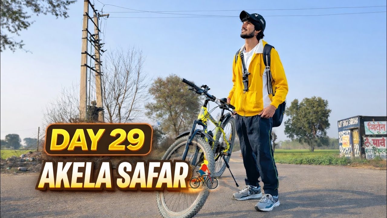 Day 29/180 🔥 Struggle Life Vlog | Alone Journey | Ankit Dancer Vlogs | Maa Ka Sapna Cycle se Start |