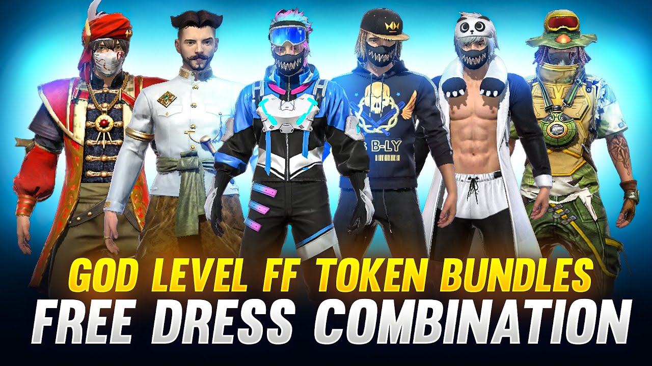 TOP 15 GOD LEVEL FF TOKEN BUNDLES FREE DRESS COMBINATION || NO TOP UP DRESS UP || MAD HYPER GAMING