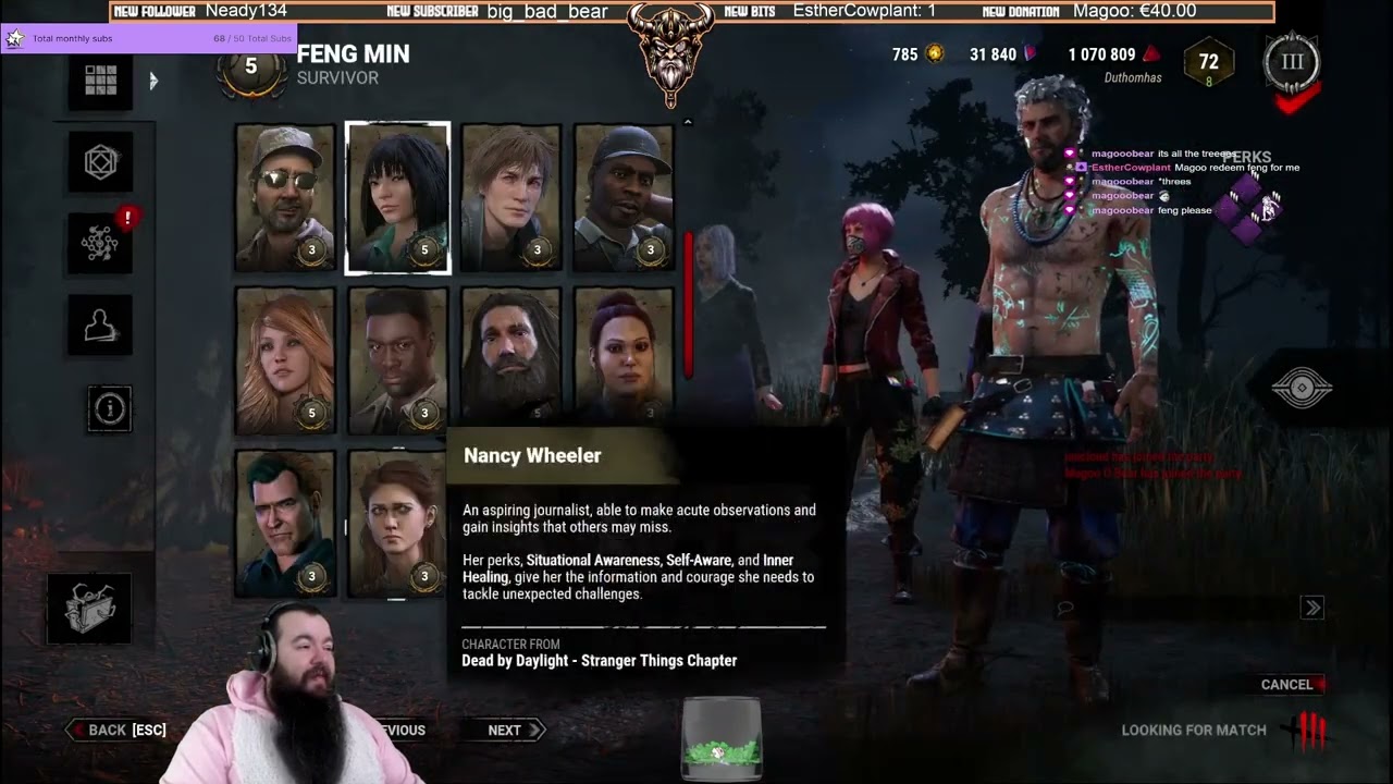 20th May 2023 Twitch VOD Three Year Anniversary stream part 1 (DbD & Fortnite)