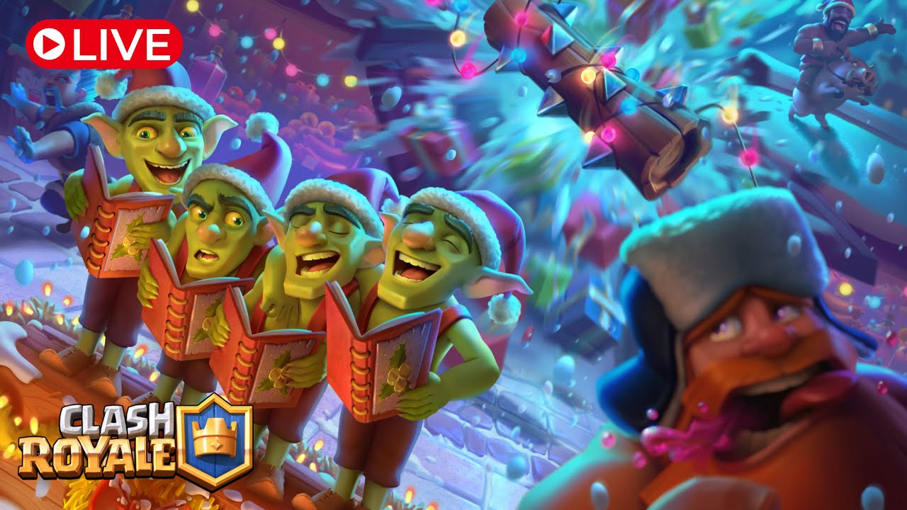 Late night Trophy push to 5000 Clash Royale live stream India