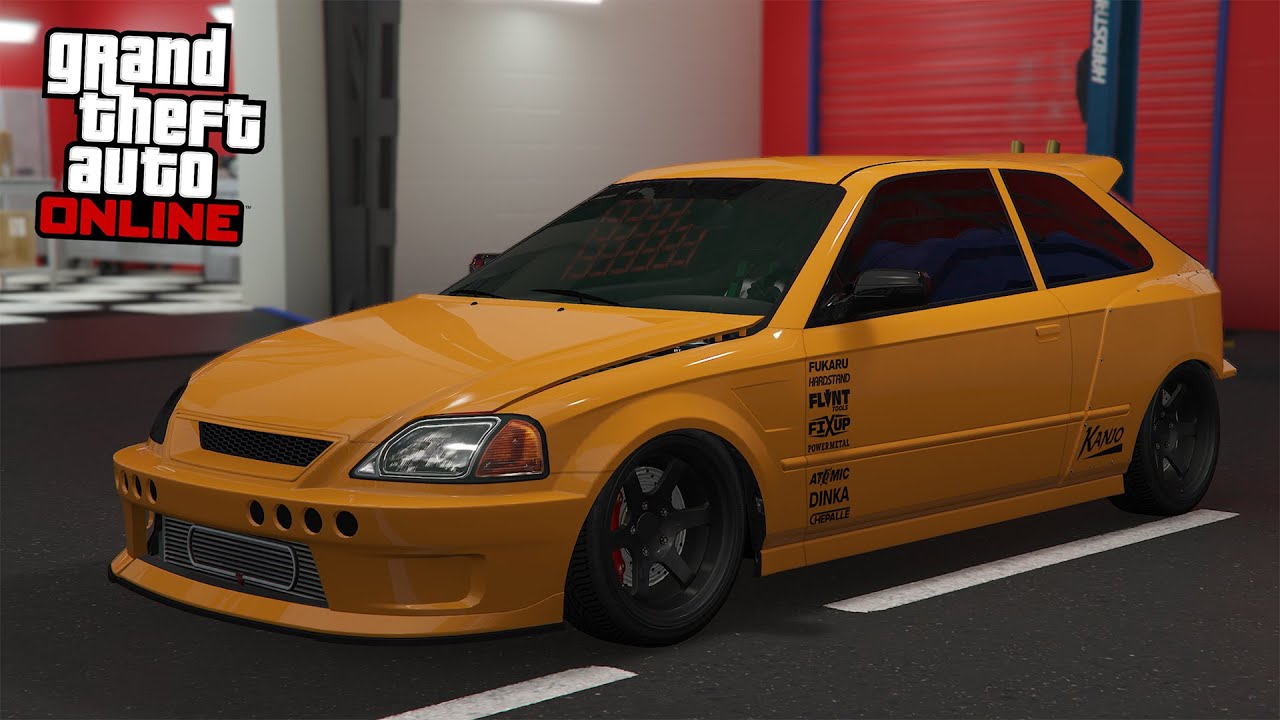 GTA 5 Online - Dinka Blista Kanjo (Honda Civic Type R EK9) - DLC Vehicle Customization