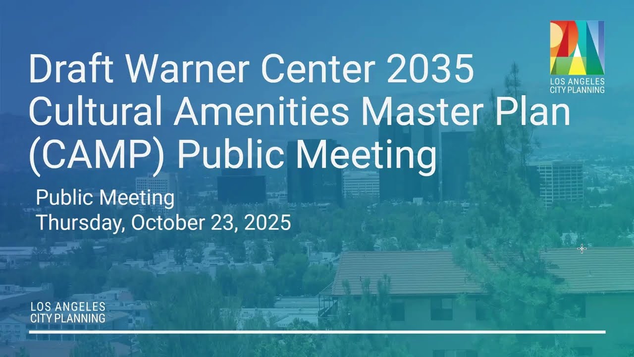 Recording of the Warner Center CAMP Presentation