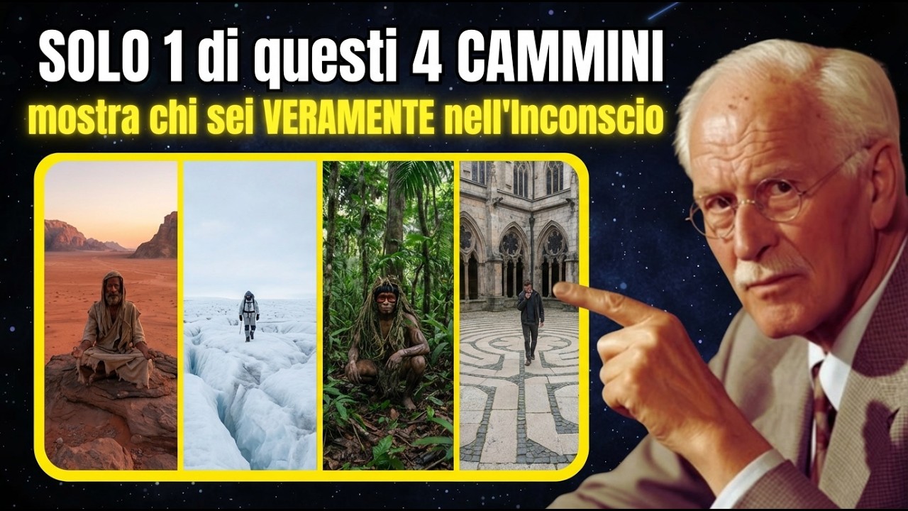 SOLO 1 di questi 4 CAMMINI mostra chi sei VERAMENTE nell'Inconscio — Carl Jung