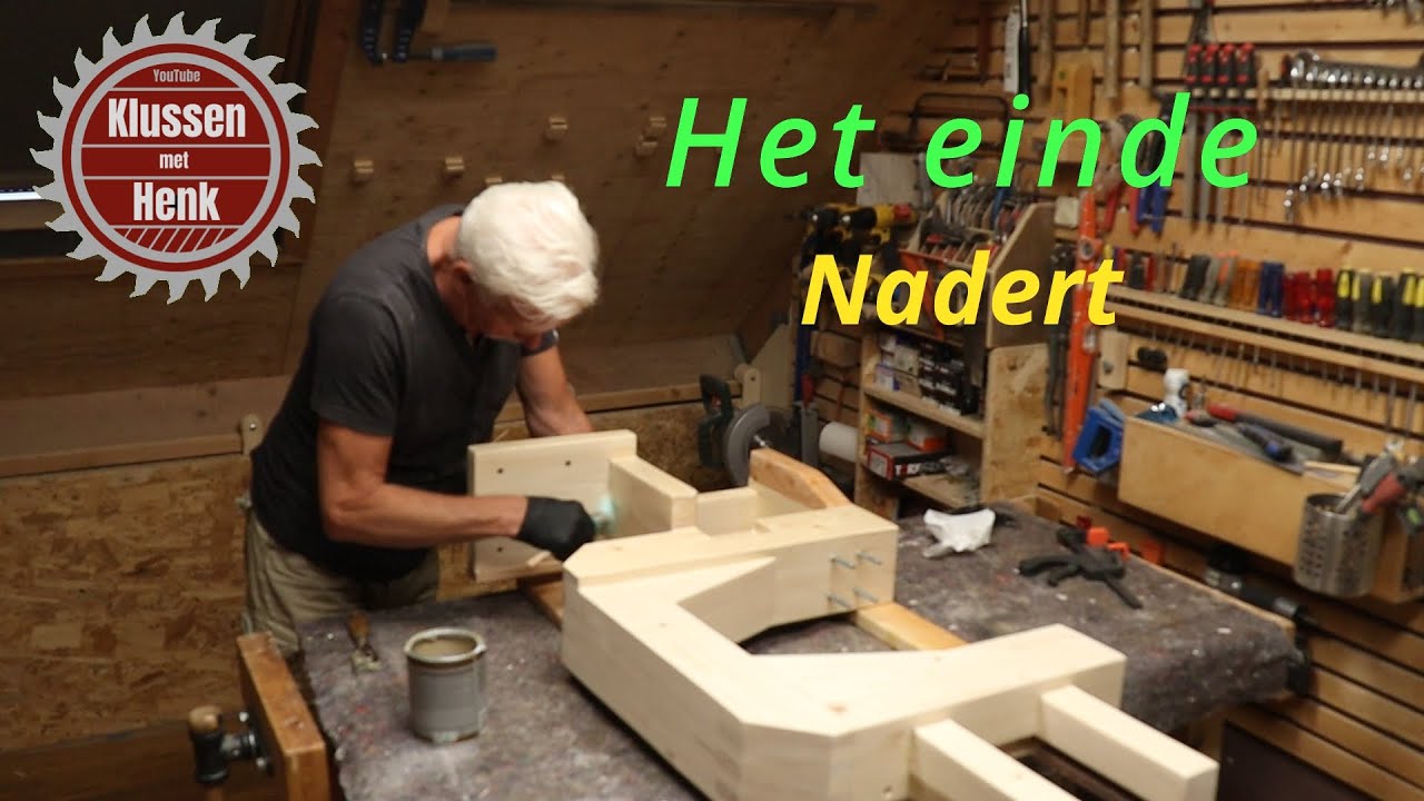 Een houten Lintzaag bouwen deel 17   De afwerking