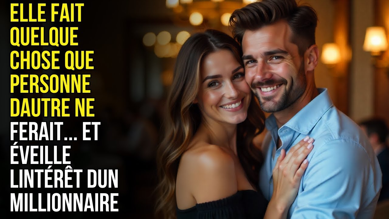 Elle fait quelque chose que personne dautre ne ferait... et éveille lintérêt dun MILLIONNAIRE