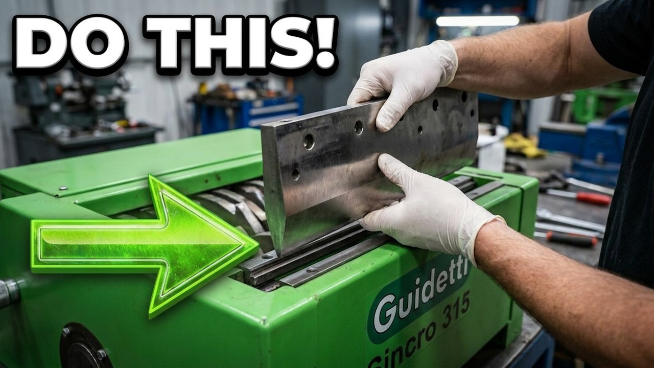 Guidetti Sincro 315 Blades replacement | Service Video