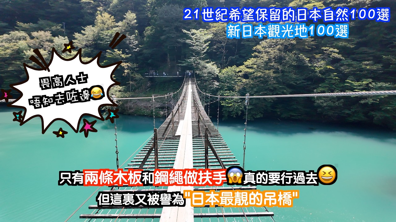 [靜岡～伊豆#2-CC字幕]被譽為日本最靚的吊橋🥰但渡橋時真係一步一驚心😱不過都很值得來啊🤩靜岡自駕遊｜Japan travel｜靜岡自由行｜東京自由行｜東京自駕遊｜秘境