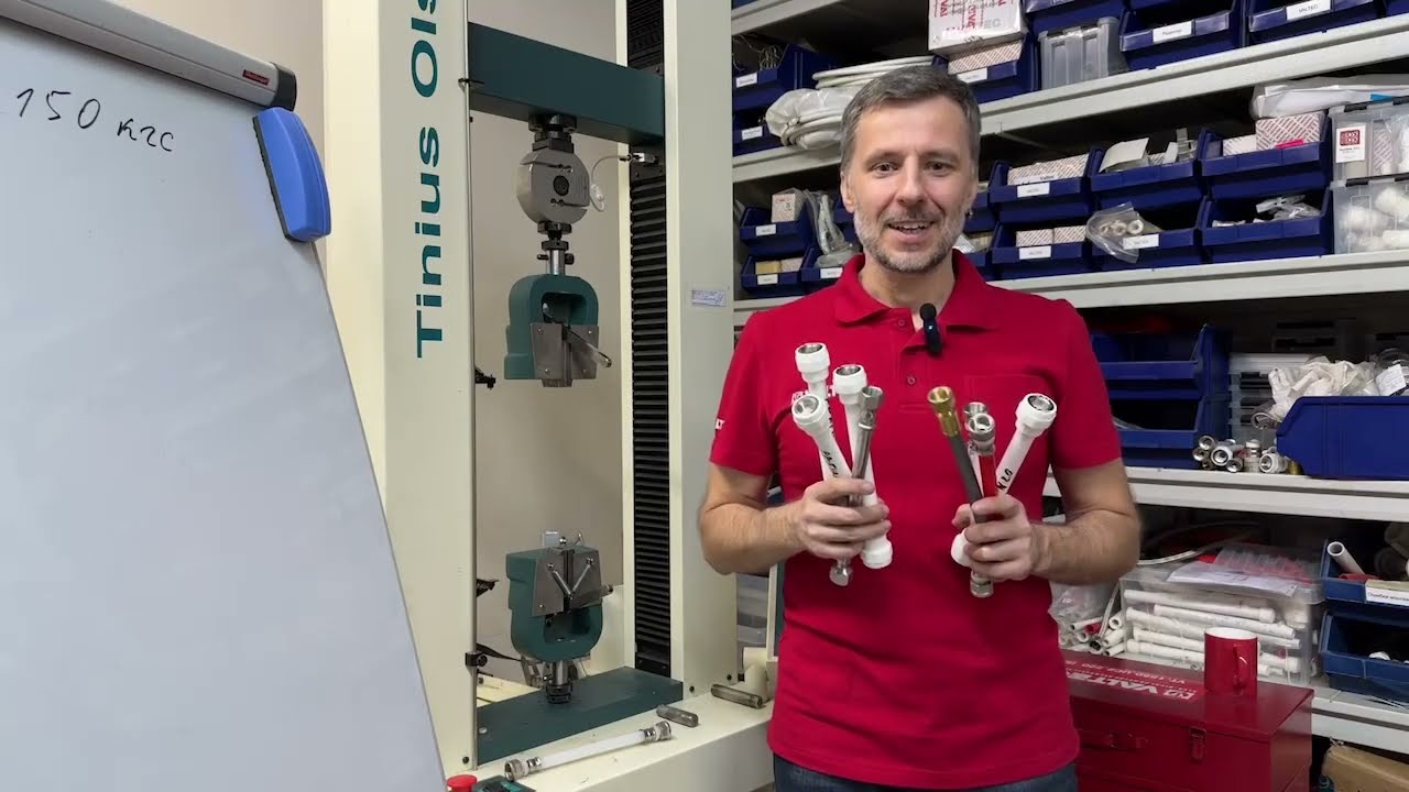 Трубы VALTEC: испытания на разрыв