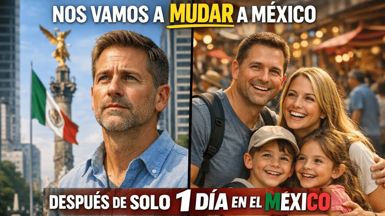 "Nos vamos a mudar a México", dijo el padre estadounidense a su familia, tras pasar 1 día en MÉXICO