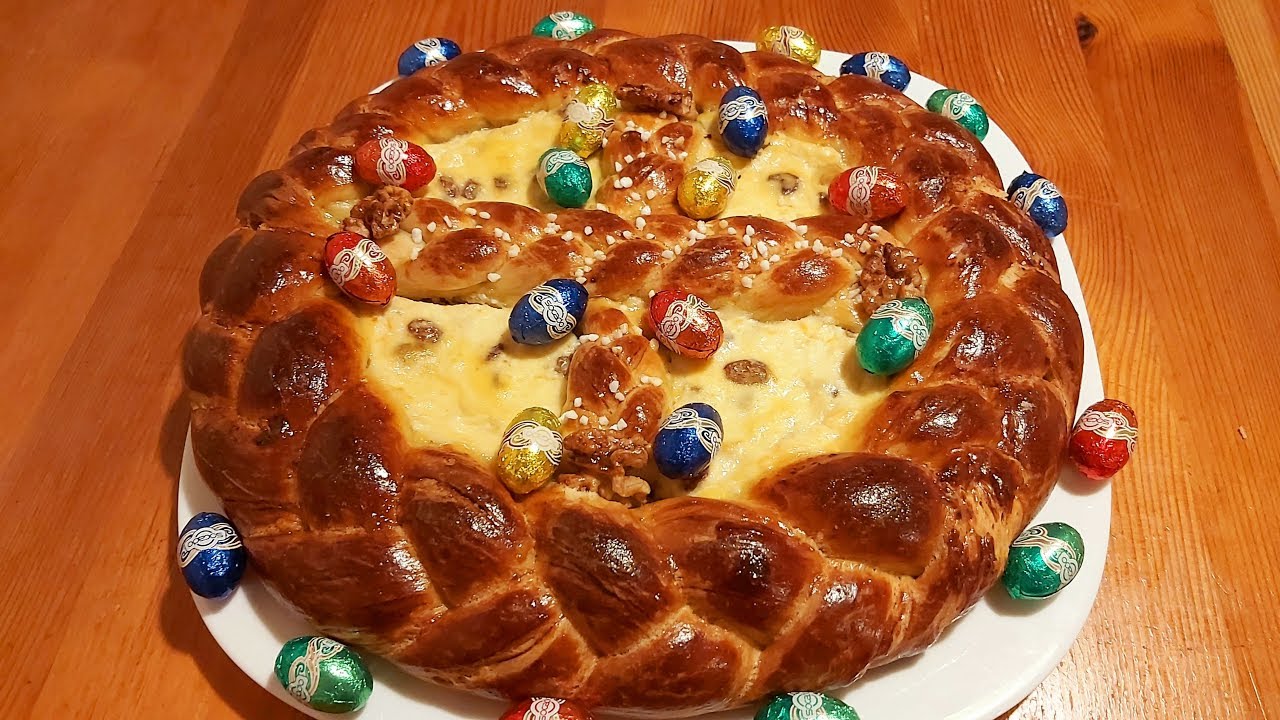Pasca cu Branza Dulce din Aluat de Cozonc -Retete din Ardeal -Colac -Romanian Traditional Recipe