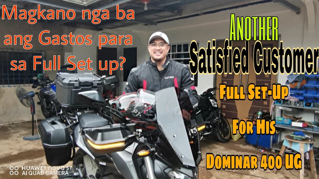 FULL SET-UP FOR DOMINAR 400 UG | Rhandzmoto Vlog