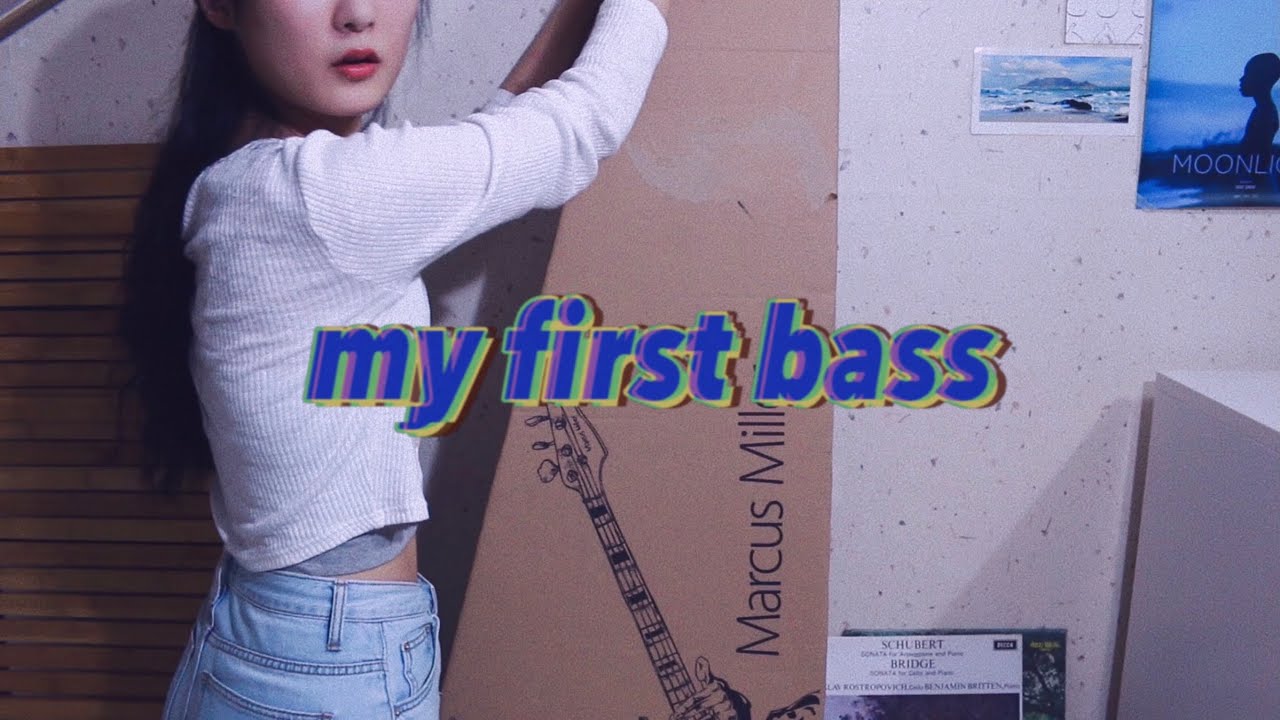 unboxing my first bass guitar!｜sire marcus miller v7 vintage 🎸