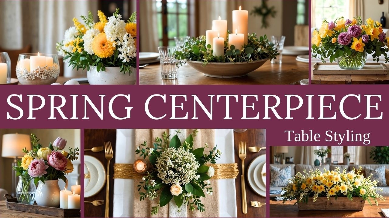🌸 Gorgeous Spring Table Centerpiece Ideas You NEED to Copy Now! 🌿 (Easy & Elegant DIYs)