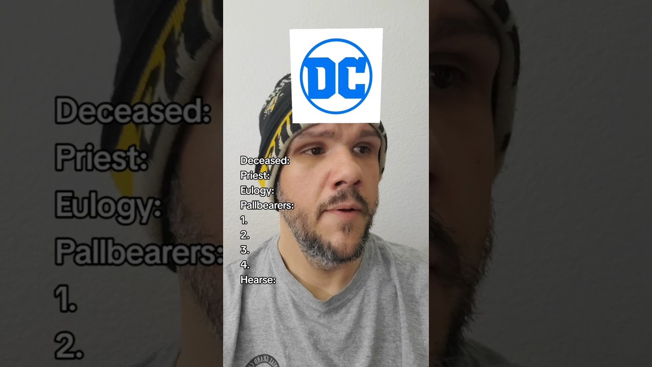 A Funeral with DC Characters