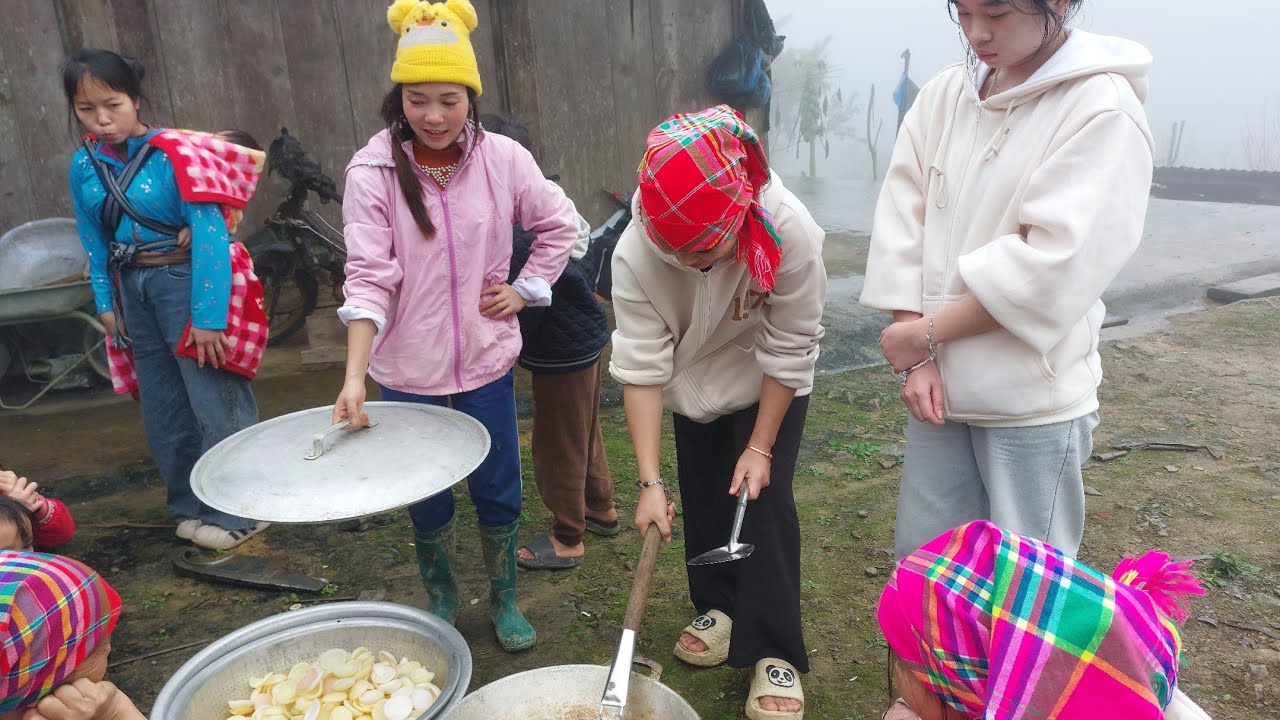 Ăn TẾT Nhà Anh VỢ,Nhiều Gái Bản Đẹp Tuyệt vời.!