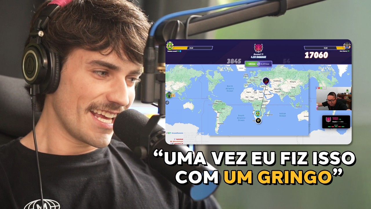 MOUNT REAGINDO AO CLIPE DO LIMINHA ENGANANDO UM TELADOR NO GEOGUESSR | mount cortes