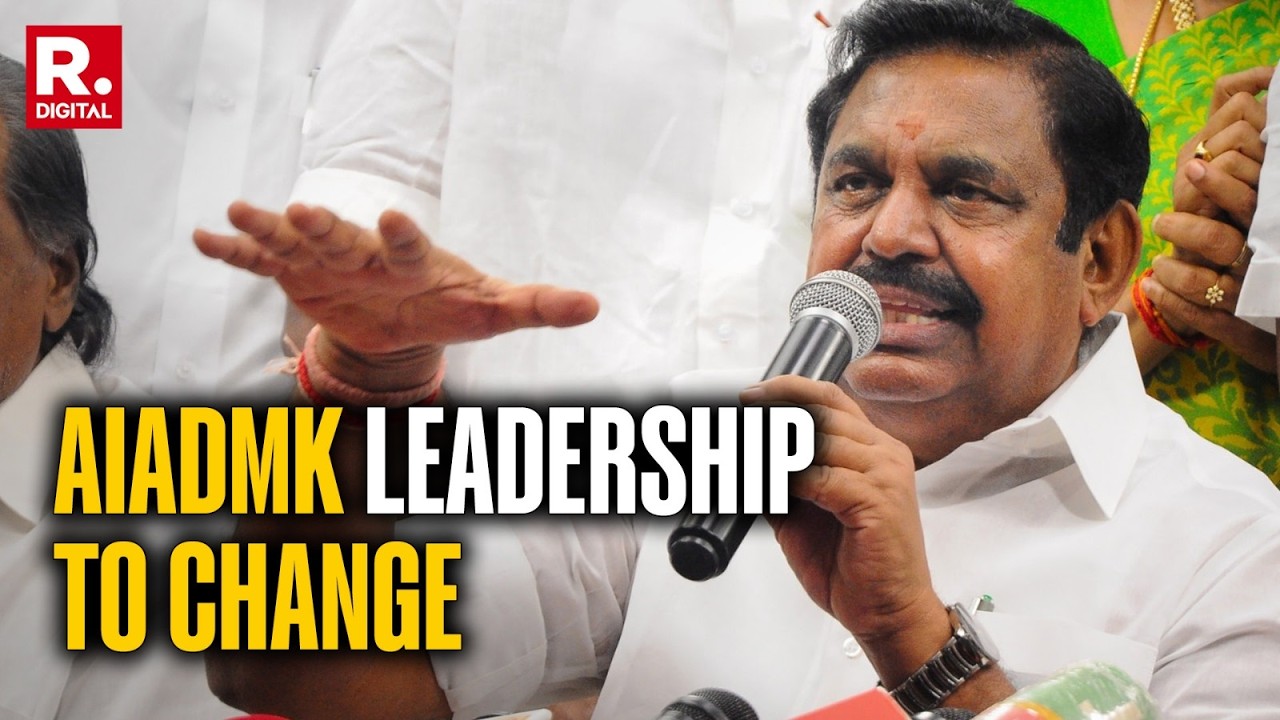 Tamil Nadu Poll Results: AIADMK Leadership To Change, SP Velumani To Replace EPS As Chief | Reports
