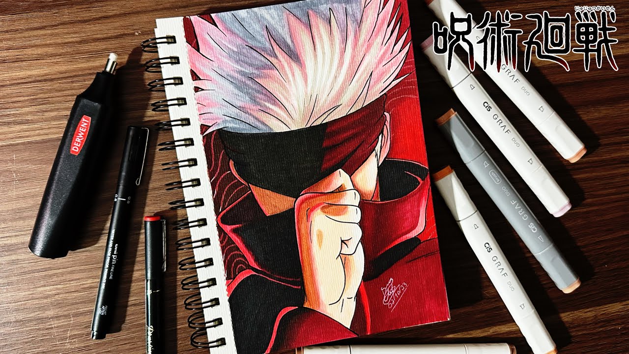 Speed Drawing Satoru Gojo [Jujutsu Kaisen Season 2]