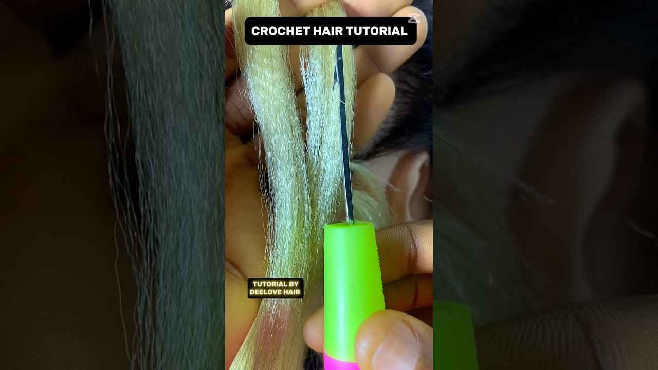 EASY INVISIBLE CROCHET METHOD TUTORIAL #crochet #hair #tutorial #invisible