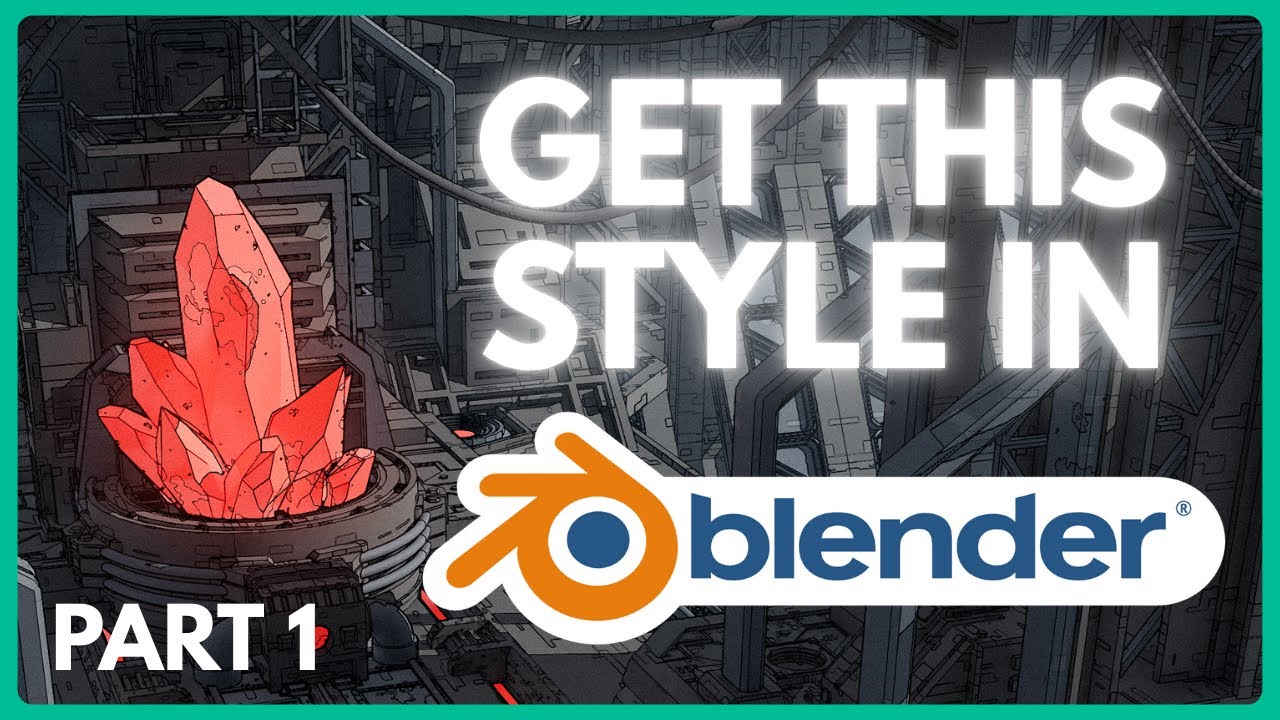 BLENDER TUTORIAL - How to get the BakaArts style in Blender - Part 1