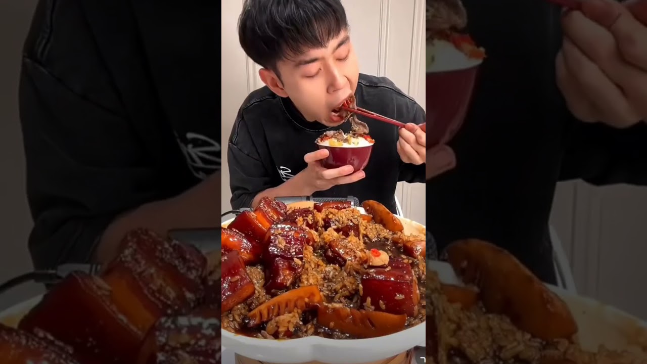 #asmr eat#chinese#小吳同學#吃播#大胃王#吃點啥#白天刷不到晚上逃不掉#飯