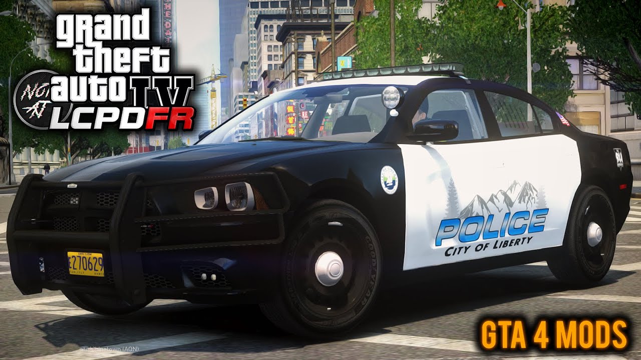 GTA 4 LCPDFR - Day 39 | 2012 Charger Patrol 👮 Robbery Turns into Manhunt | GTA 4 Mods in 2020