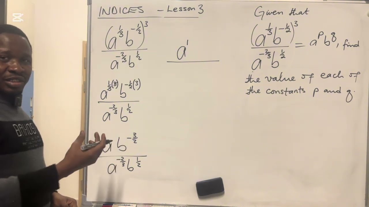 Indices : Lesson 3 
