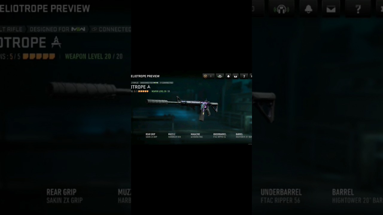 best m4 loadout to dominate multiplayer #warzonemobilegameplay #cod